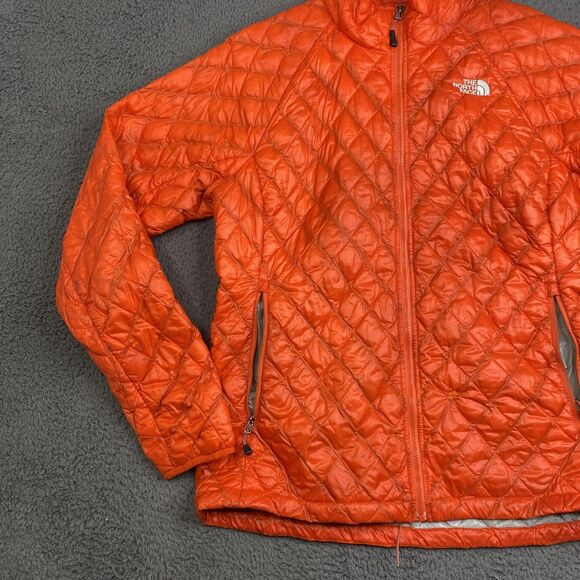 North Face ThermoBall Jacket Womens Large Quilted Insulated Lightweight Zip - Picture 2 of 15